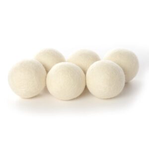 Felted Wool Dryer Balls handmade from NZ Wool